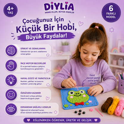Minik Tasarımcı Örgü Seti - 6'lı