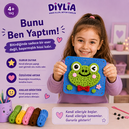 Minik Tasarımcı Örgü Seti - 6'lı