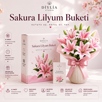 Sakura Lilyum Buketi