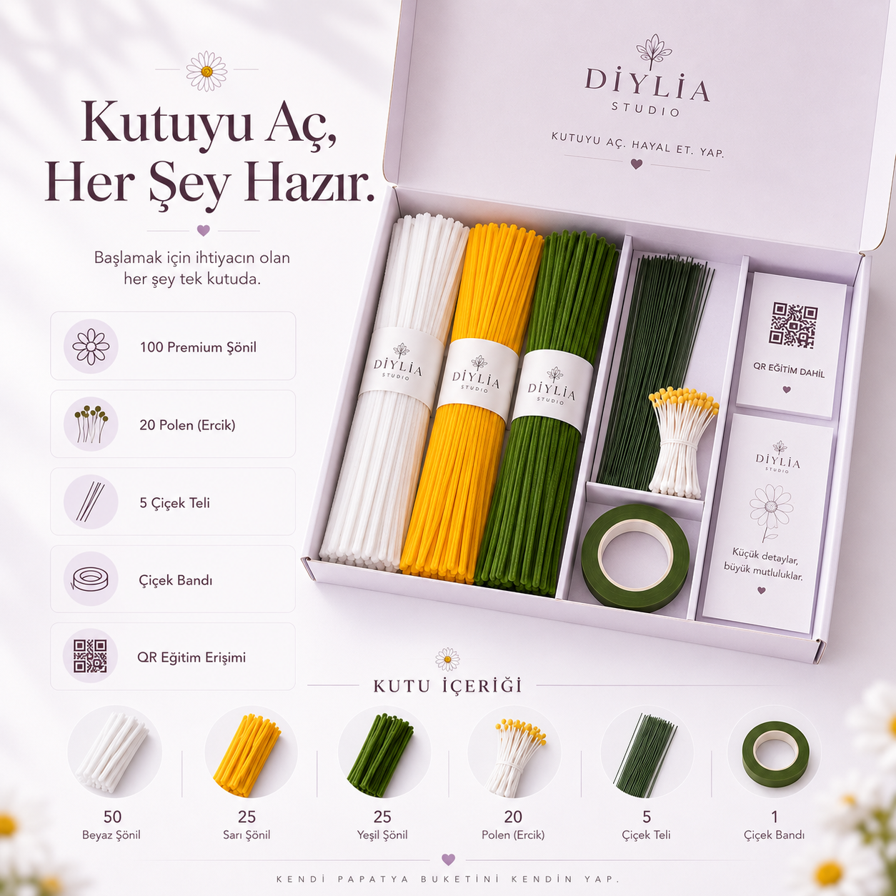 Umut Papatya Buketi
