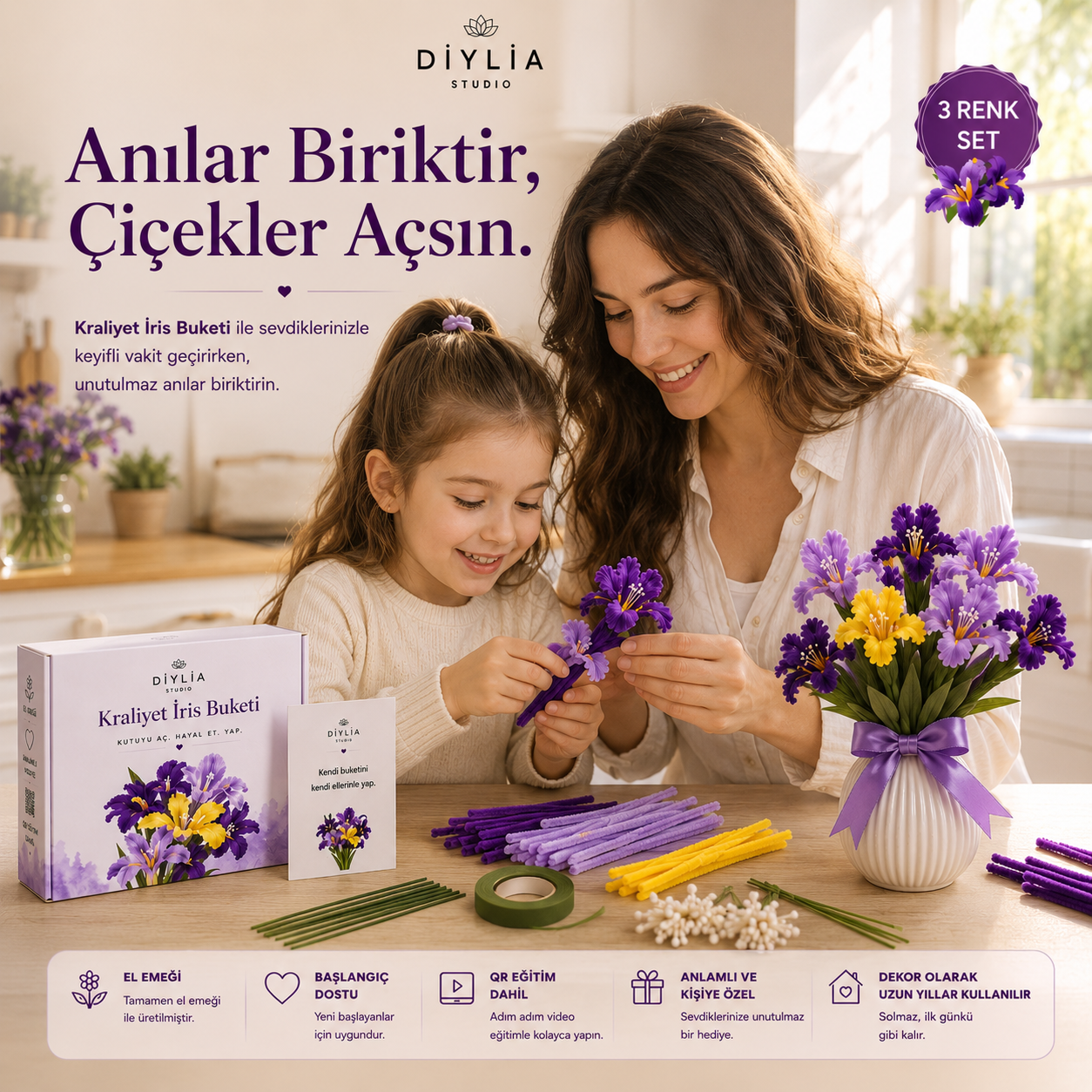 Kraliyet İrisi Buketi