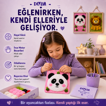 Tombik Panda Çocuk Örgü Kiti